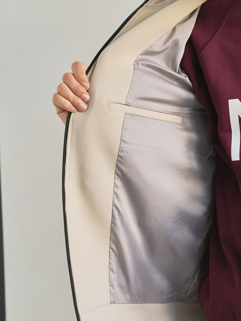 【TRANSITION】カルゼダンボールフロントZIPパーカー